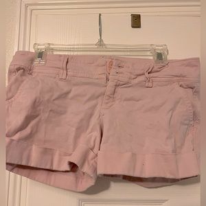 Pink A&F shorts